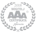 AAA 2018 certifikat bonitetne izvrsnosti