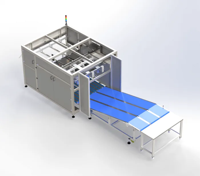 CAD render stroja STACKER izrađen u SolidWorksu
