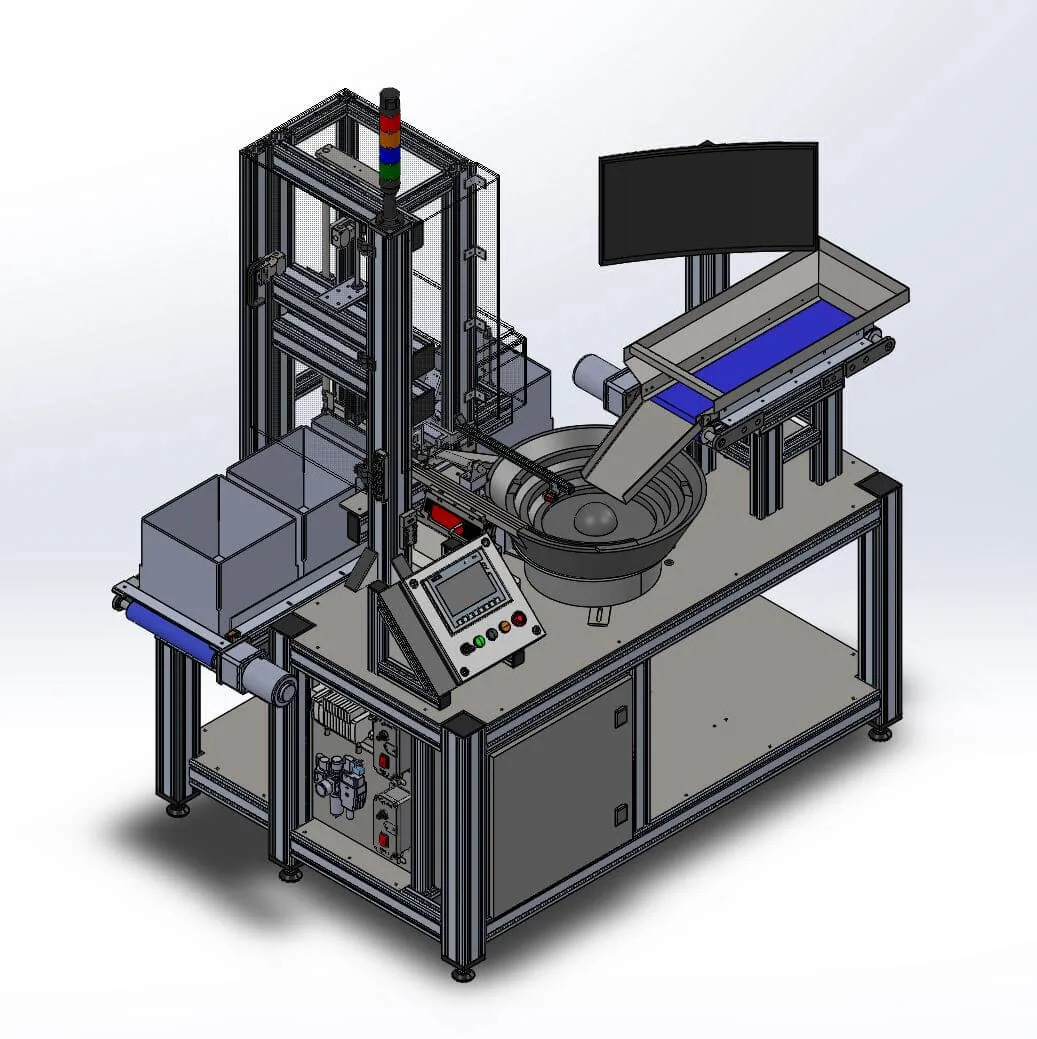 CAD render stroja ZUBKO izrađen u SolidWorksu